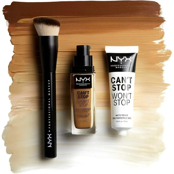 Nyx Professional Makeup, Won't Stop Foundation Brush, Creates Smooth Finish - Picture 4 of 8
